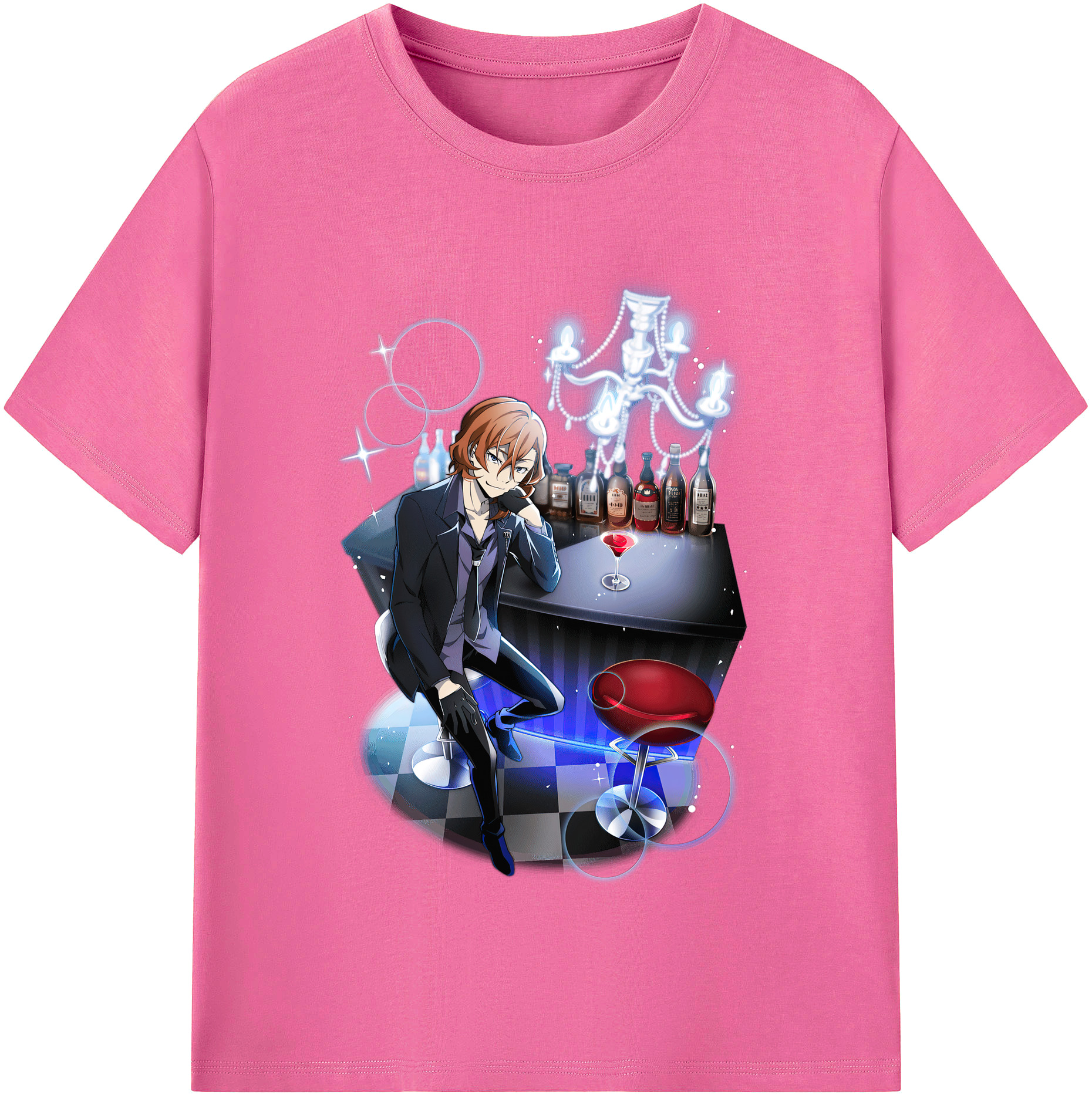 （画像用） 文豪ストレイドッグス Bungo Stray Dogs レディースカジュアルプリントTシャツ（綿100％）